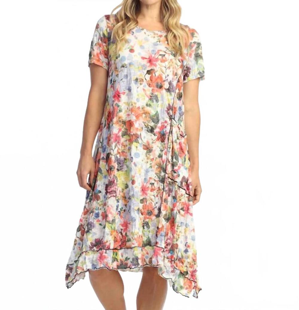 NEW JESS & JANE april midi dress in pink floral